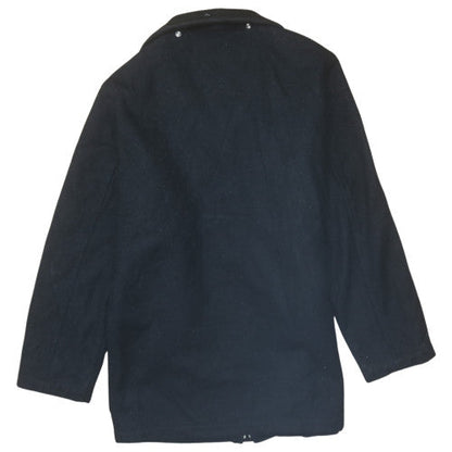 Lacoste Men’s Black Wool Blend Mid-Length Winter Coat Size 52 (42in)
