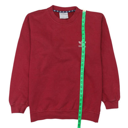 Womens UK Size 14 Adidas Red Pullover Sweatshirt