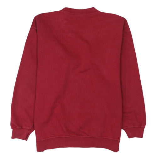 Womens UK Size 14 Adidas Red Pullover Sweatshirt