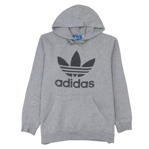Mens UK Size L Adidas Grey Pullover Hoodie