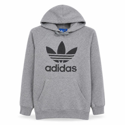 Mens UK Size L Adidas Grey Pullover Hoodie