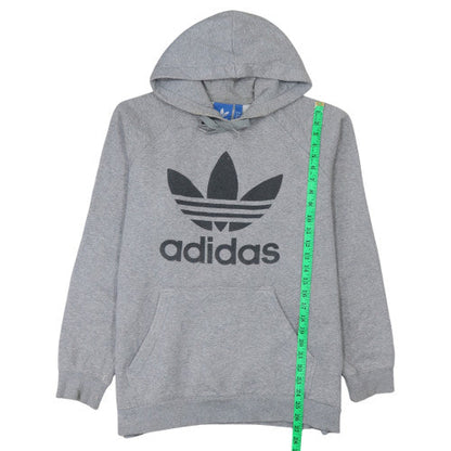 Mens UK Size L Adidas Grey Pullover Hoodie
