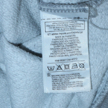 Mens UK Size L Adidas Grey Pullover Hoodie