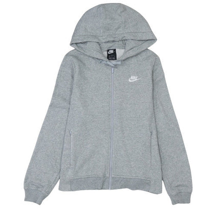 Mens UK Size M Nike Grey Full Zip Hoodie