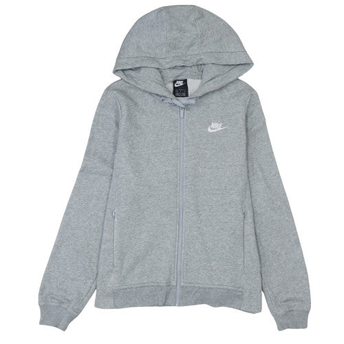 Mens UK Size M Nike Grey Full Zip Hoodie