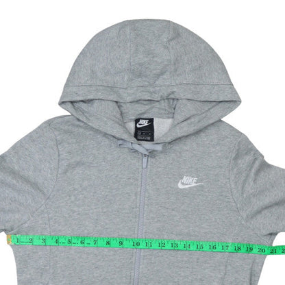 Mens UK Size M Nike Grey Full Zip Hoodie