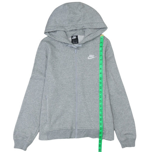 Mens UK Size M Nike Grey Full Zip Hoodie