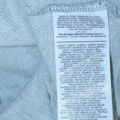 Mens UK Size M Nike Grey Full Zip Hoodie