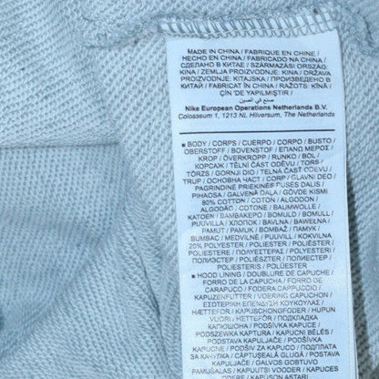 Mens UK Size M Nike Grey Full Zip Hoodie