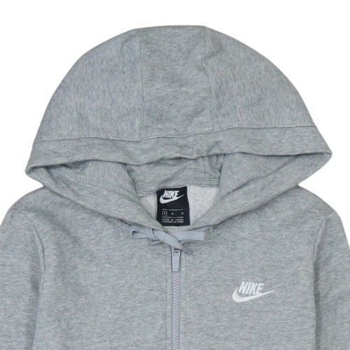 Mens UK Size M Nike Grey Full Zip Hoodie
