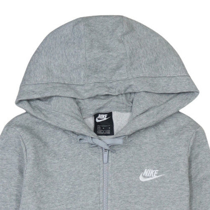 Mens UK Size M Nike Grey Full Zip Hoodie