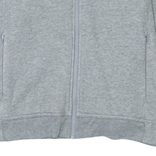 Mens UK Size M Nike Grey Full Zip Hoodie