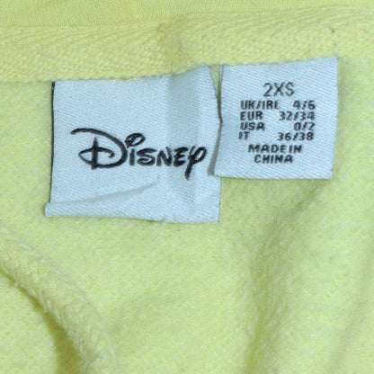 Womens UK Size 2XS Primark Yellow Pullover Hoodie