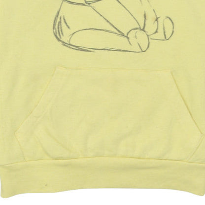 Womens UK Size 2XS Primark Yellow Pullover Hoodie