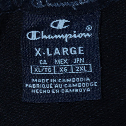 Mens UK Size XL Champion Black Pullover Sweatshirt