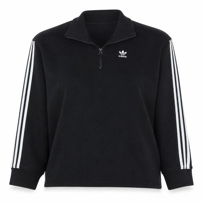 Womens UK Size 10 Adidas Black Pullover Sweatshirt