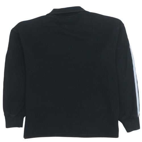 Womens UK Size 10 Adidas Black Pullover Sweatshirt