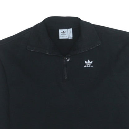 Womens UK Size 10 Adidas Black Pullover Sweatshirt