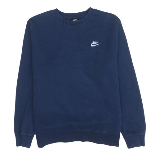 Mens UK Size M Nike Blue Pullover Sweatshirt