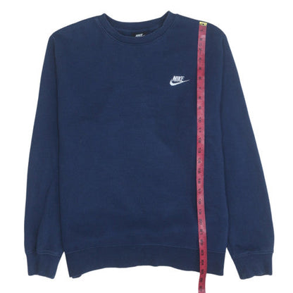 Mens UK Size M Nike Blue Pullover Sweatshirt