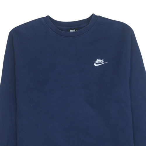 Mens UK Size M Nike Blue Pullover Sweatshirt