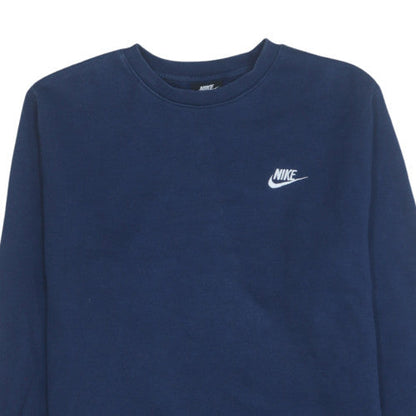 Mens UK Size M Nike Blue Pullover Sweatshirt