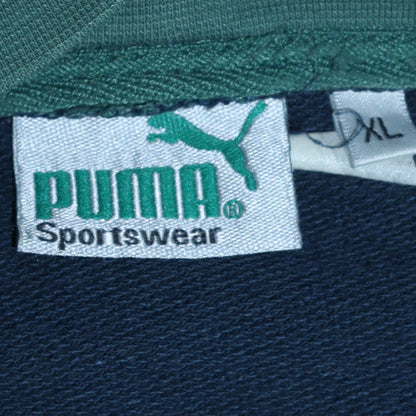 Mens UK Size XL Puma Blue Pullover Hoodie