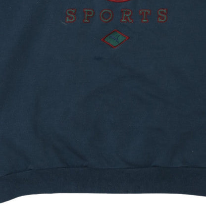 Mens UK Size XL Puma Blue Pullover Hoodie