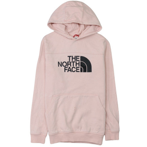 The North Face Girls Pink Cotton Pullover Hoodie L Youth Size Sweatshirt
