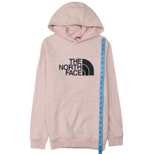 The North Face Girls Pink Cotton Pullover Hoodie L Youth Size Sweatshirt