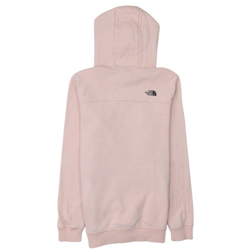 The North Face Girls Pink Cotton Pullover Hoodie L Youth Size Sweatshirt