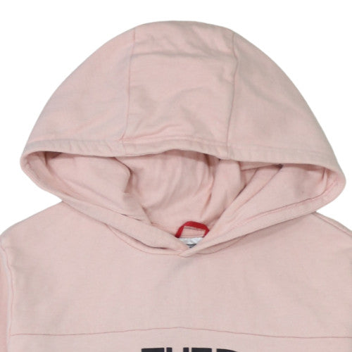 The North Face Girls Pink Cotton Pullover Hoodie L Youth Size Sweatshirt