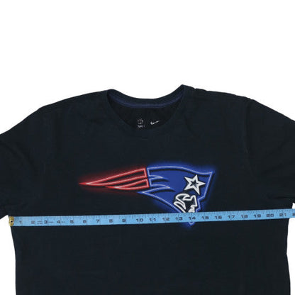 Nike Men’s Black New England Patriots Dri-Fit Athletic T-Shirt Size L
