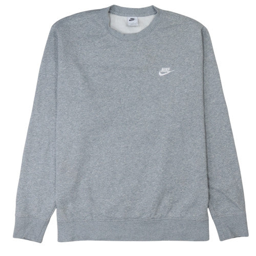 Mens UK Size XL Nike Grey Pullover Sweatshirt