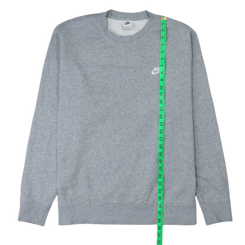 Mens UK Size XL Nike Grey Pullover Sweatshirt
