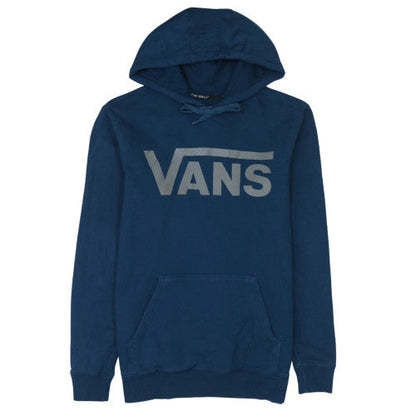 Mens UK Size S Vans Blue Pullover Hoodie