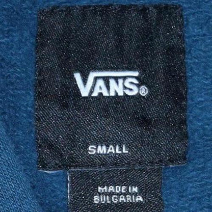 Mens UK Size S Vans Blue Pullover Hoodie