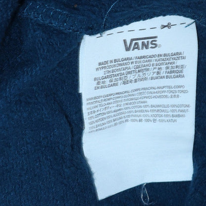 Mens UK Size S Vans Blue Pullover Hoodie