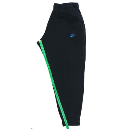 Nike Men's Black Fleece Sweatpants L Elastic Waist Tapered Joggers