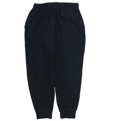 Nike Men's Black Fleece Sweatpants L Elastic Waist Tapered Joggers