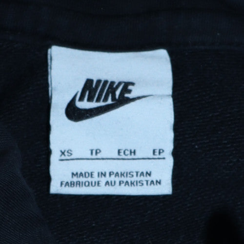 Mens UK Size XS Nike Black Pullover Hoodie