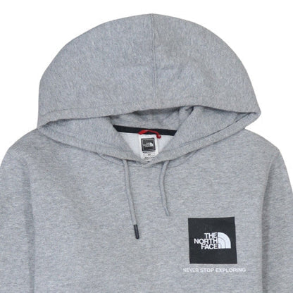 Mens UK Size S The North Face Grey Pullover Hoodie