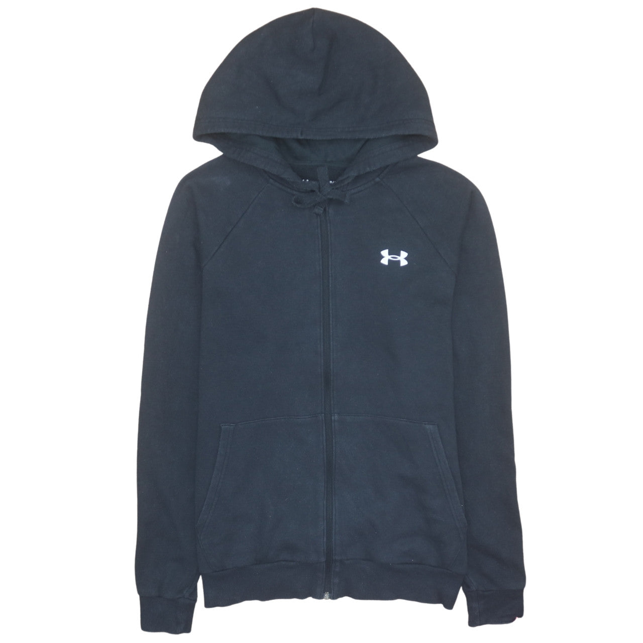 Mens UK Size S Under Armour Black Full Zip Hoodie