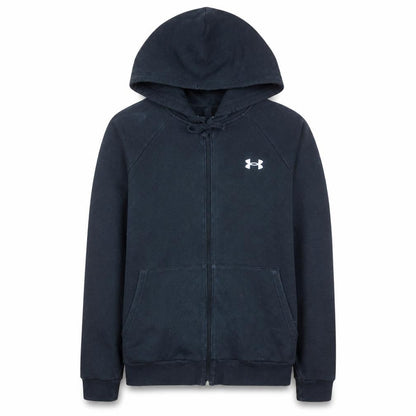 Mens UK Size S Under Armour Black Full Zip Hoodie