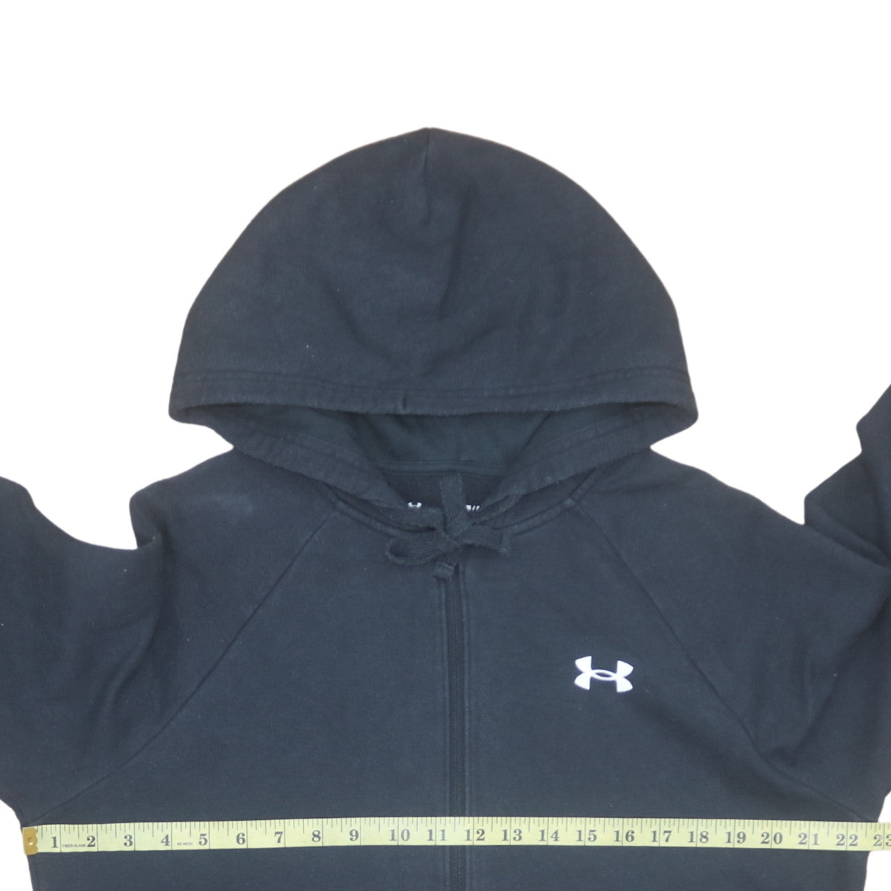 Mens UK Size S Under Armour Black Full Zip Hoodie