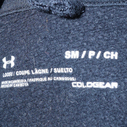 Mens UK Size S Under Armour Black Full Zip Hoodie
