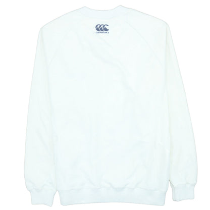 Mens UK Size L Canterbury White Pullover Sweatshirt