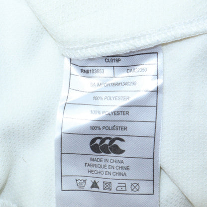 Mens UK Size L Canterbury White Pullover Sweatshirt