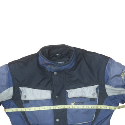 Proof Men's Blue Motorcycle Jacket L Waterproof Windproof Polyamide