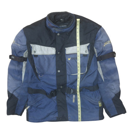 Proof Men's Blue Motorcycle Jacket L Waterproof Windproof Polyamide